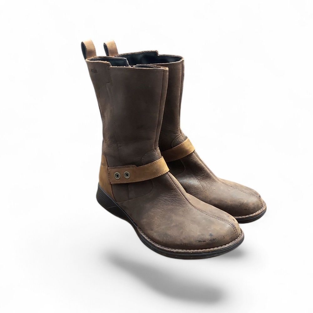 Merrell Brown and Tan Ankle Boots